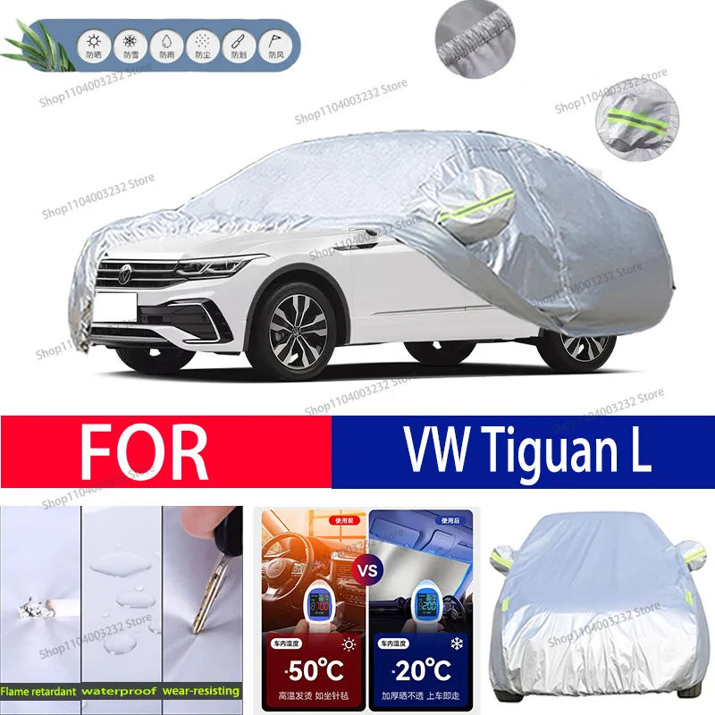 For VW Tiguan L Car clothing sun protection snow prevention antifreeze car protective cover  auto cover