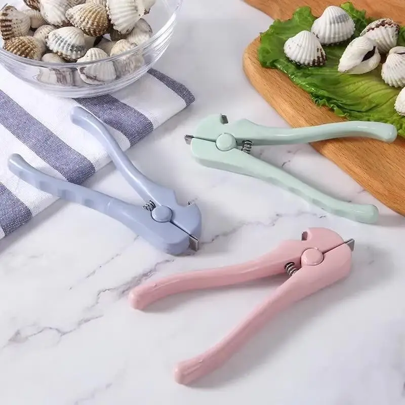 【W】Multifunction Kitchen Clam Opener Tool Save Effort Portable Shell Opening Tool Shellfish Opene Crab Oyster Scallop Opener