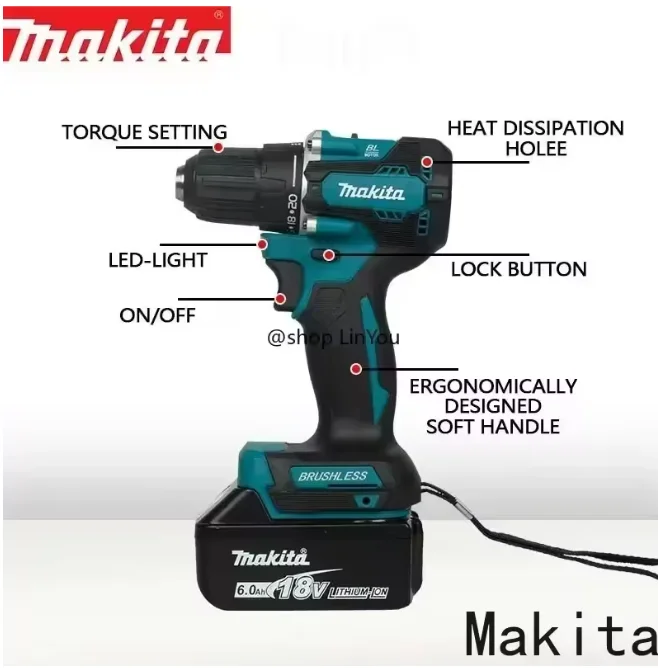 Makita 18V 9.0Ah LXT Li-ion Battery BL1875B Multi Protection Wear Resistant Rechargeable For Makita 18V System Cordless Tools