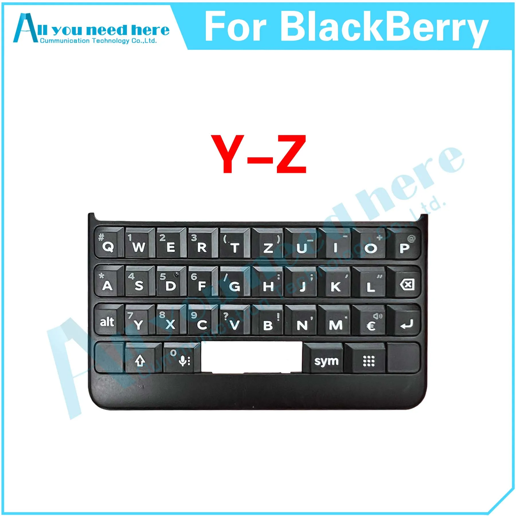 Keyboard Button for BlackBerry Keytwo KEY2, BBF100-6, BBF100-1, BBF100-2, BBF100-4, Keypad Repair Parts Replacement