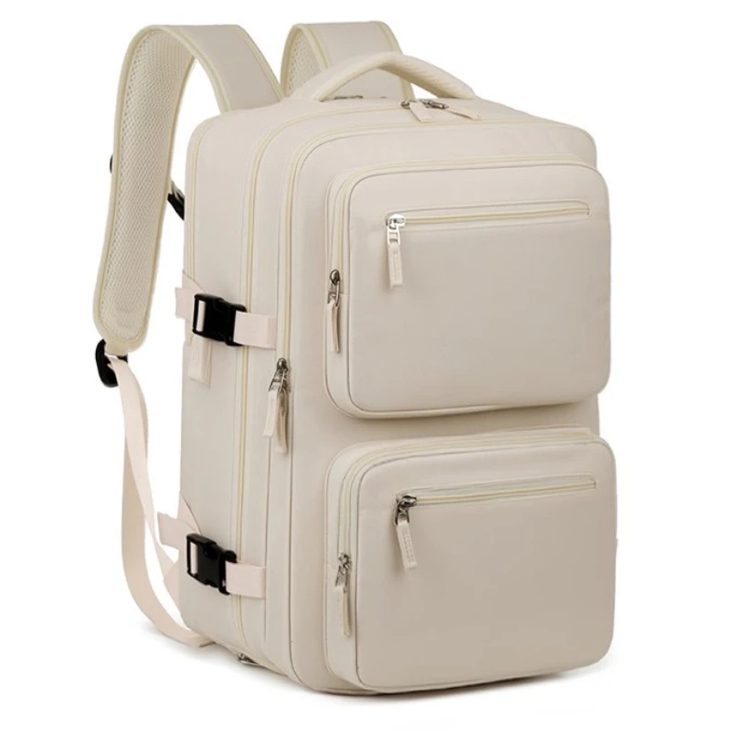 حقيبة ظهر كبيرة للسفر قابلة للتوسيع للنساء والرجال متعددة الوظائف حقيبة ظهر للطائرة