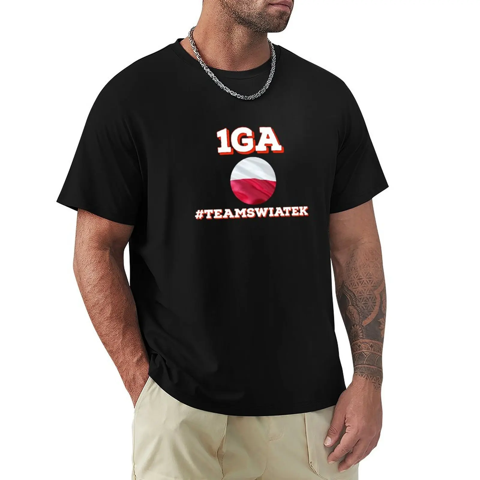 Футболка Iga Swiatek Team Swiatek Fan, повседневная футболка на Хэллоуин