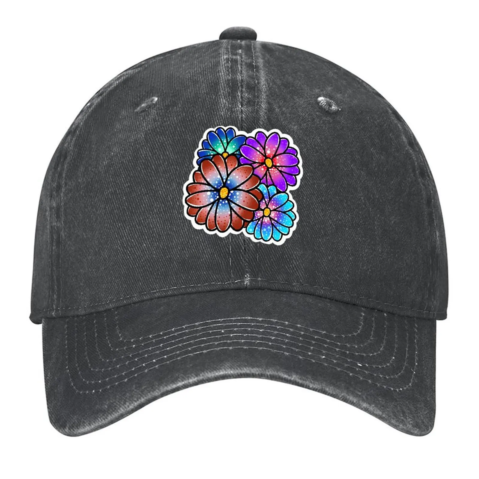 

Magic Flowers Baseball Cap dad hat Mountaineering Hip Hop Beach Bag Men Women's