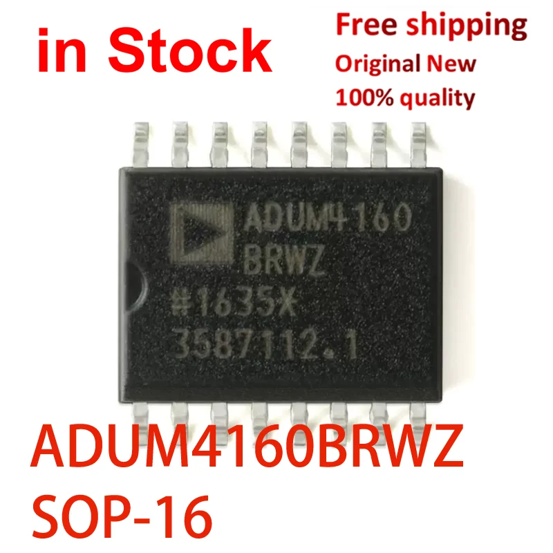 (1 pcs)100% Original New ADUM4160 BRWZ ADUM4160BRWZ  SOIC-16 Isolated USB chip IC