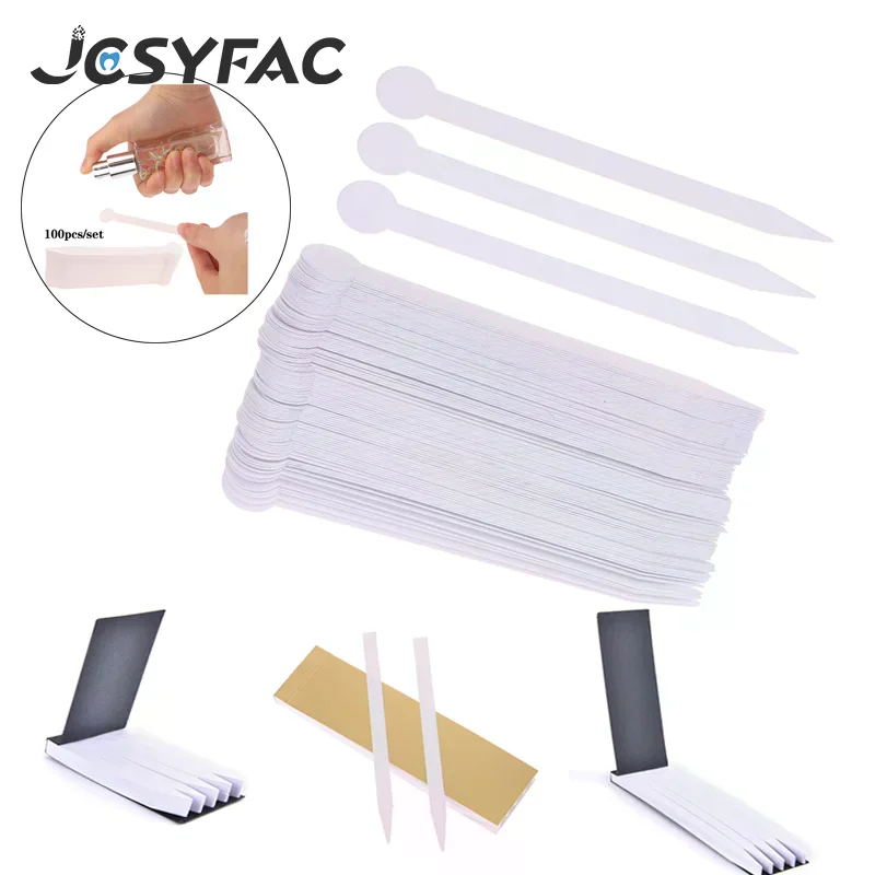 

100 шт., ароматерапия, аромат, духи, эфирные масла, тестовая бумага, полоски, парфюмерная тестовая бумага с узором бабочки, 115*10 мм