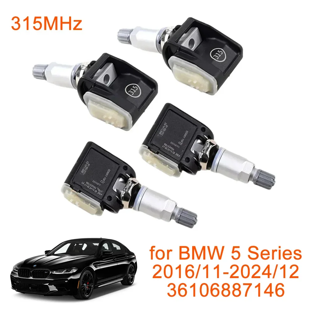 

36106887146 4 шт. 315 МГц датчик контроля давления в шинах TPMS для BMW 3 4 5 6 7 8 серии M2 M3 M4 M8 X3 X4 X5 X6 X7 iX3 Alpina B3