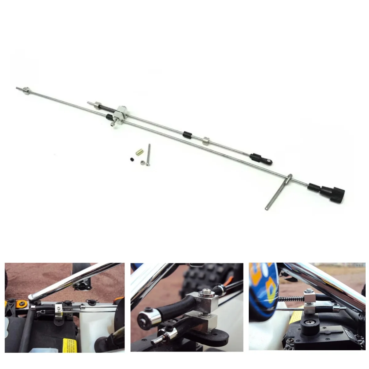 Throttle Brake Linkage Kit for 1/5 Rovan HPI Baja 5B 5T 5SC