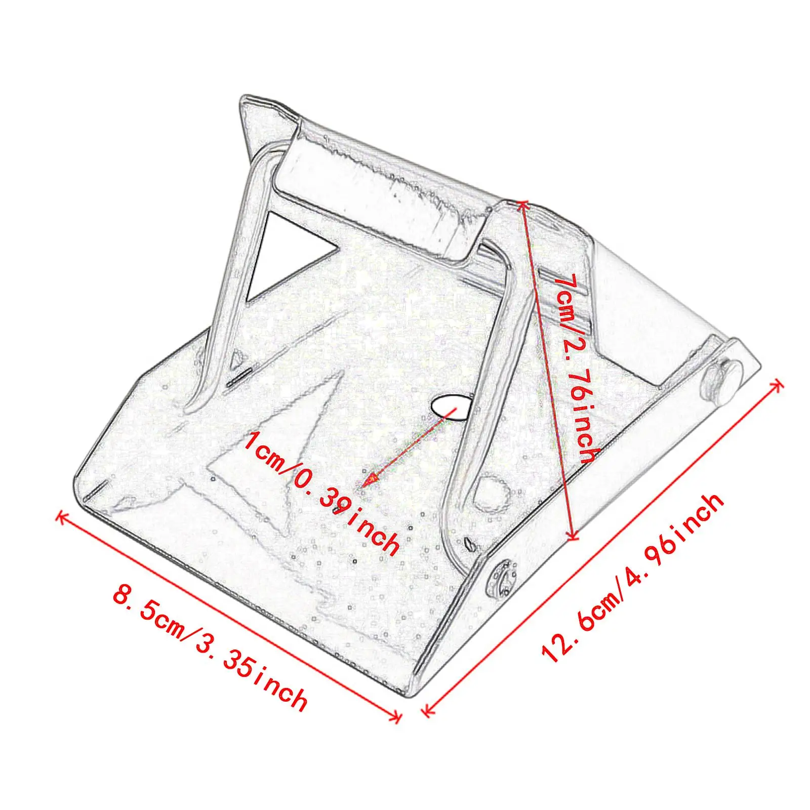 إطار شوك العجلة، ثابت، مريح، قوي، توقف الإطارات، قابل للطي، شديد التحمل #6