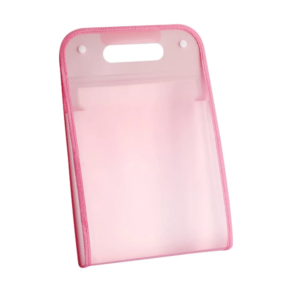 

Large Capacity A4 File Folder 13-Layer Waterproof Expanding Accordian Organizer Cartoon Animal Handheld File Organizer