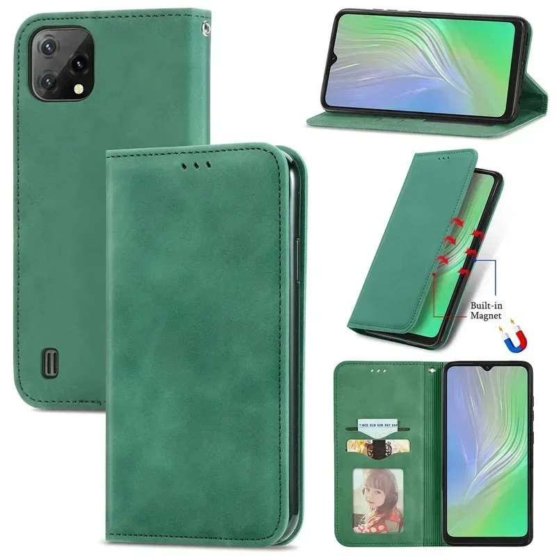For Blackview Shark 9 5G Flip Case Magnetic Leather Book Funda For BlackView Wave 8C 8 C 6C Luxury Cover Black View Shark 9 Etui