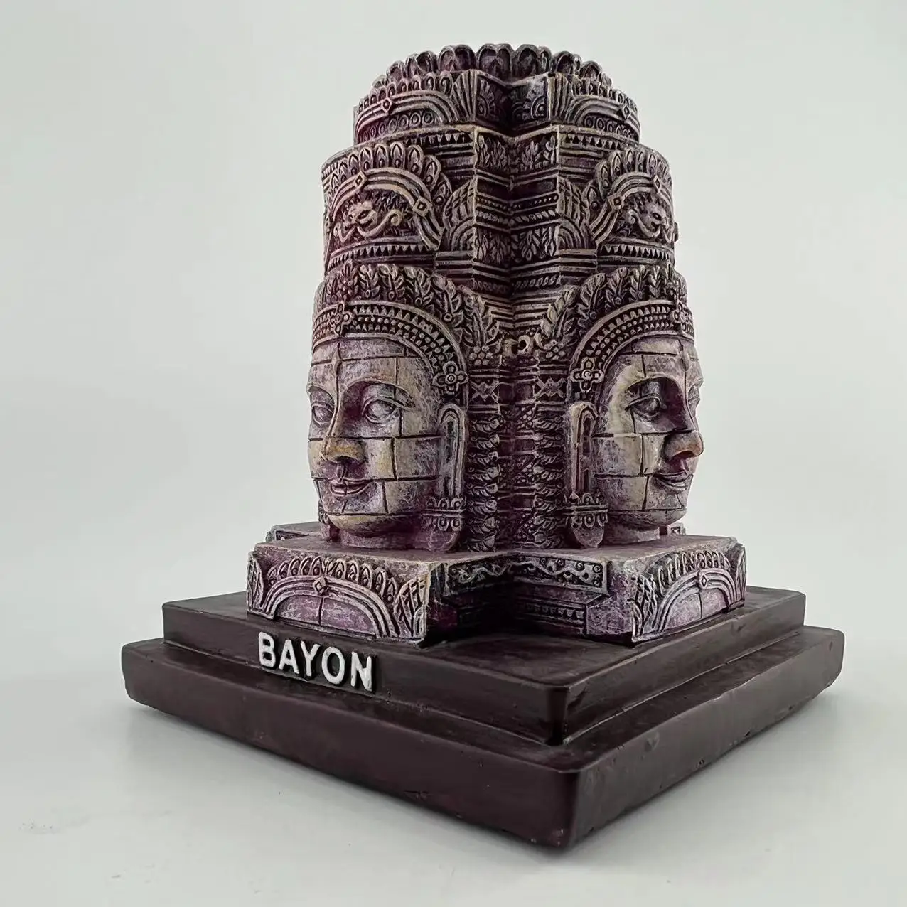 Cambodia Angkor Wat Khmer Smile Hand Painted Resin Crafts Creative Home Decoration Travel Souvenirs Gifts