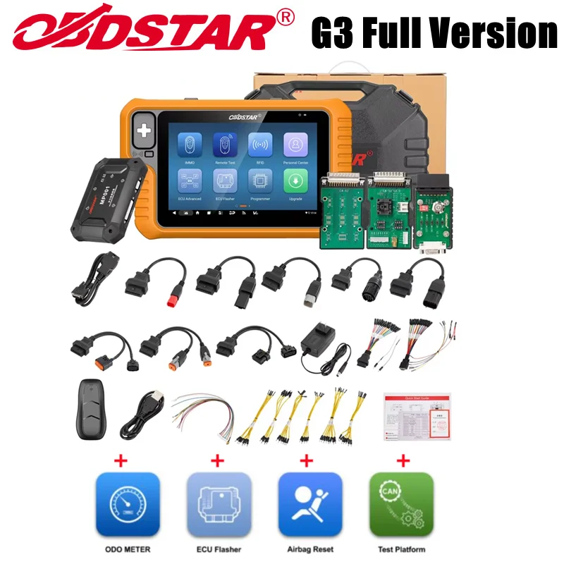 OBDSTAR X300 Classic G3 Full Version Key Programmer Support Cluster Calibration/ ECU Flasher/ Airbag Reset/Test Platform