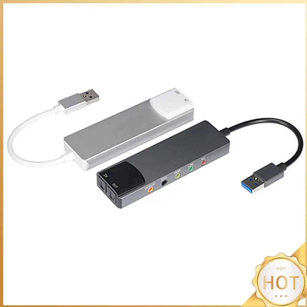 

External Audio Converter AC-3 DTS USB Audio Adapter 7.1 5.1 Channel Headphone Adapter Soundcard SPDIF Optical for Laptop Desktop