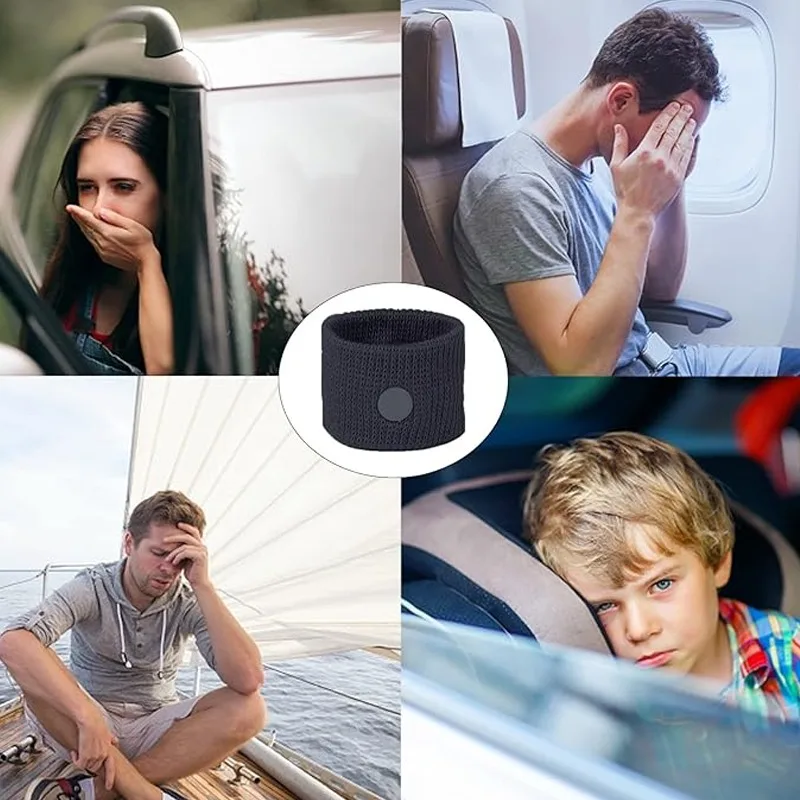 2 قطعة السفر الرياضة دوار الأساور Carsickness Seasick مكافحة الغثيان المعصم العصابات دوار حزام سوار الفرقة اكسسوارات السيارات