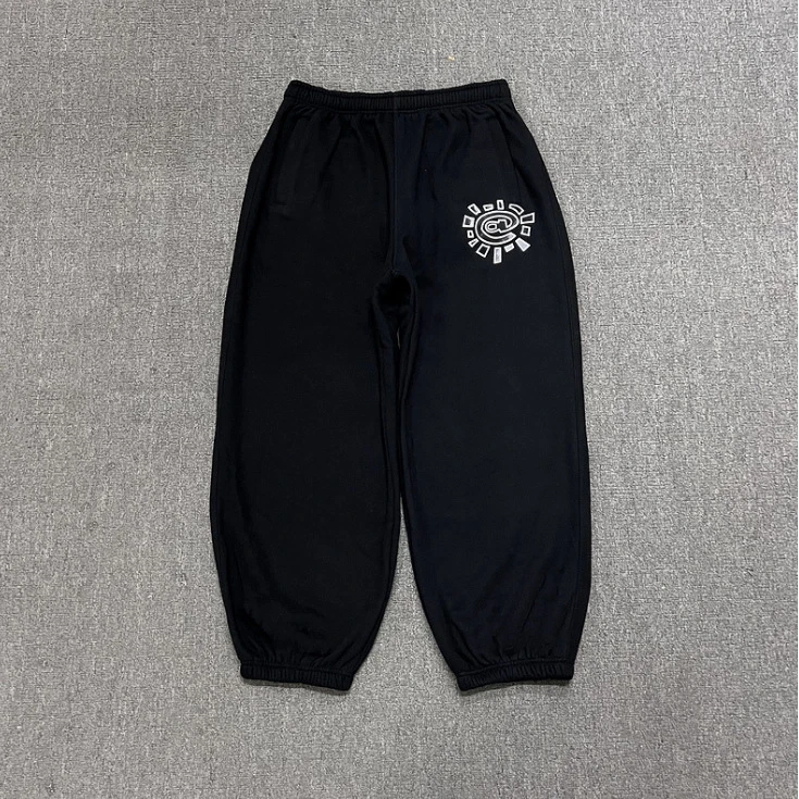Street Style Loose Fit Printed Sport Pants Casual Trousers for Couples Long Leggings Fashionable High Street Hip Hop