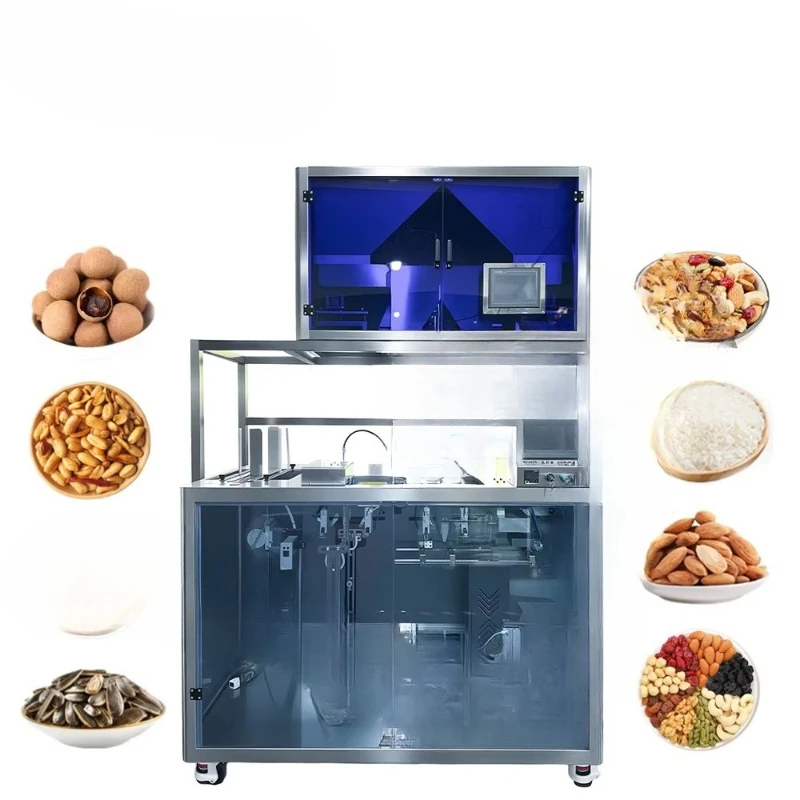 Automatic grain packaging machine 1g-1000g corn seed packaging machine