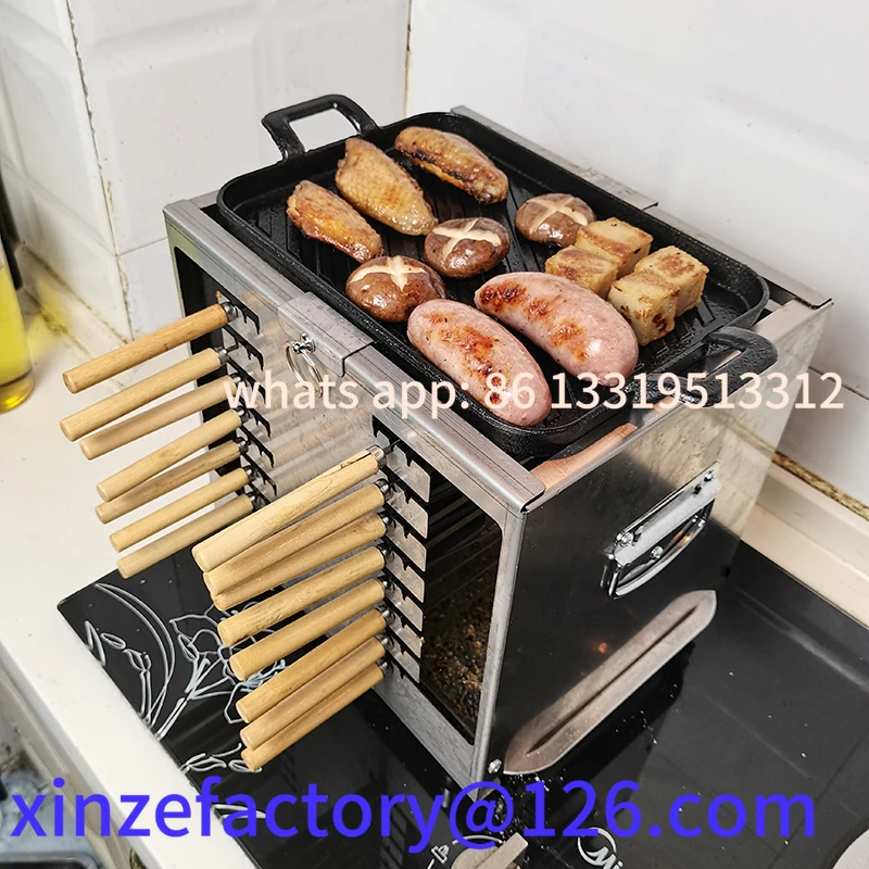 

Customizable Side Grill King Smokeless Small Grill Stove Outdoor