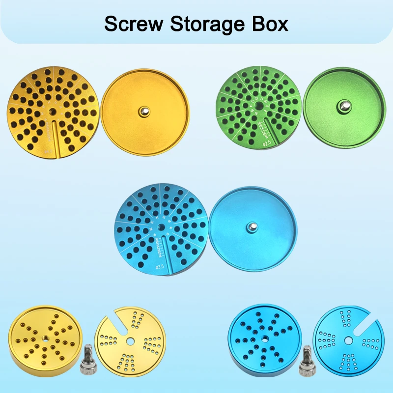 

2.5/3.5/4.0 Screws Case Rack Screw Box Orthopaedic Tray for Screw Rack Sterilization Pet Orthopedic Instrument Aluminum Alloy