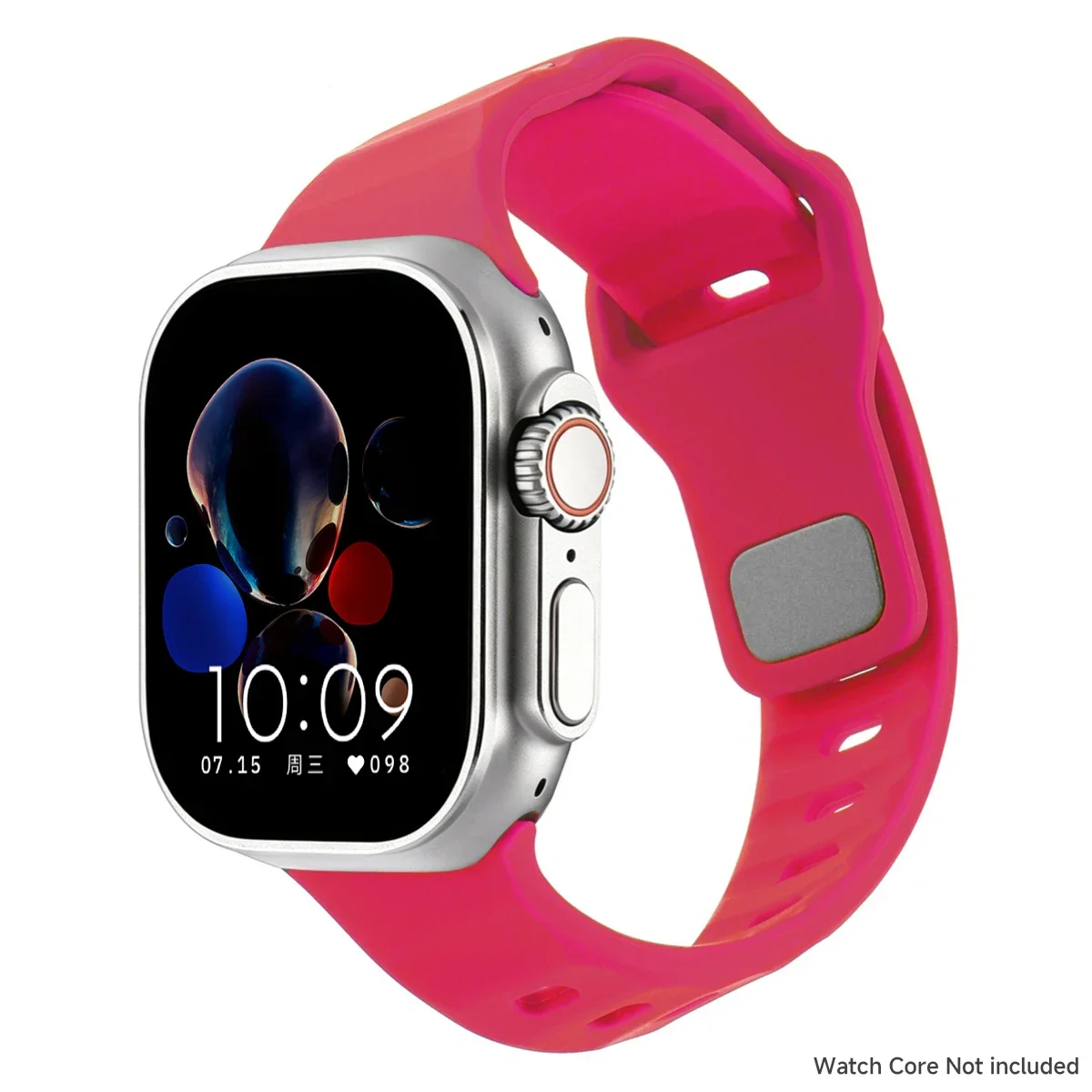 Silikon-Sportarmband für Apple Watch Ultra 3/2 49mm 42 44 38 40 41mm Zweifarbiges Verstellbares Armband für iWatch S11 10 9 8 7 6 SE3 Gürtel – Detail 18