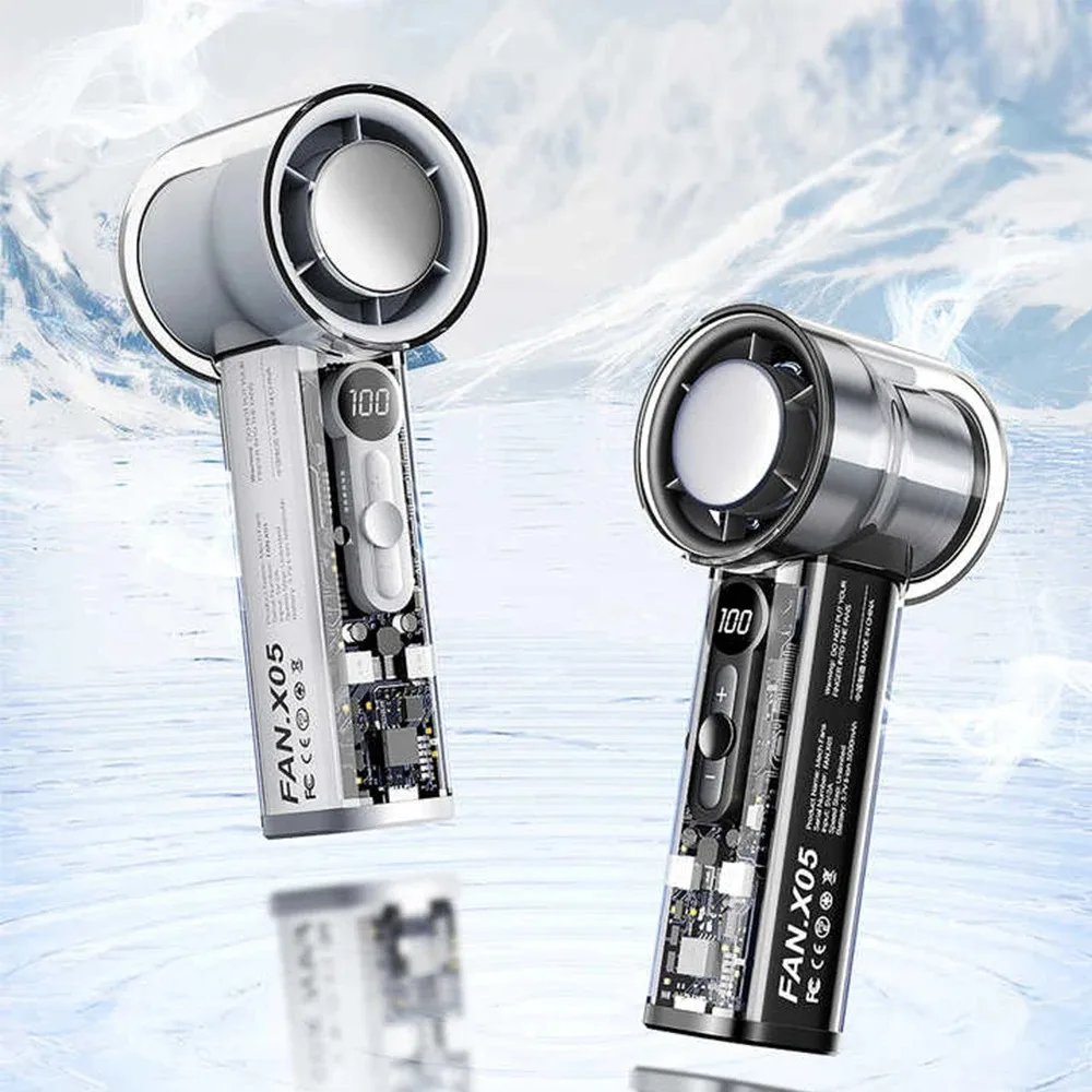 

X05 Портативный ручной охлаждающий вентилятор, перезаряжаемый через USB мини-настольный вентилятор, уличный высокоскоростной вентилятор, компактный, удобный для путешествий