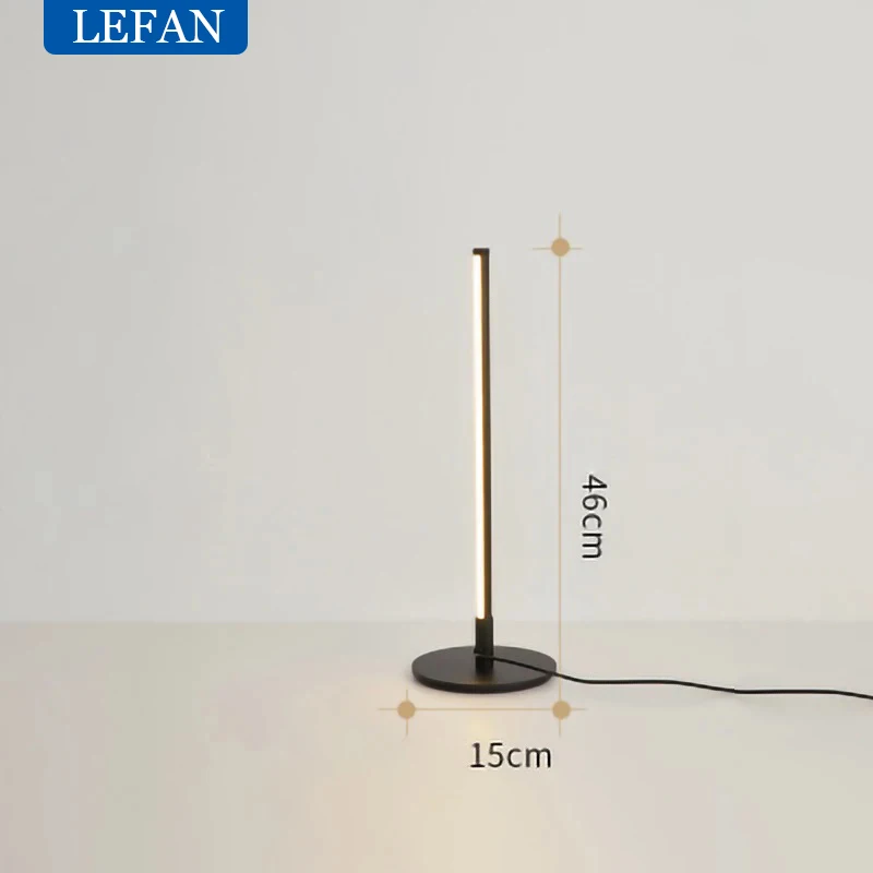 Imagem -04 - Modern Led Minimalista Table Lamp Bedside Desk Lights Lâmpadas do Hotel Iluminação Doméstica Luz Noturna Simples Iluminação Doméstica