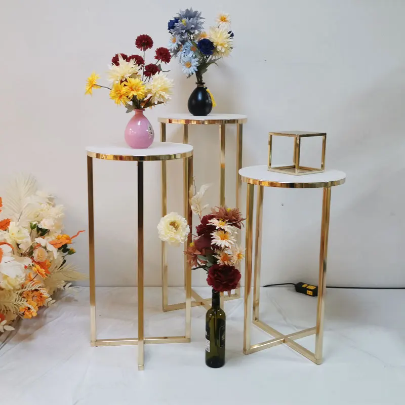 IMUWEN Wedding Table Centerpiece Road Lead Flower Rack Event Party Home Decoration