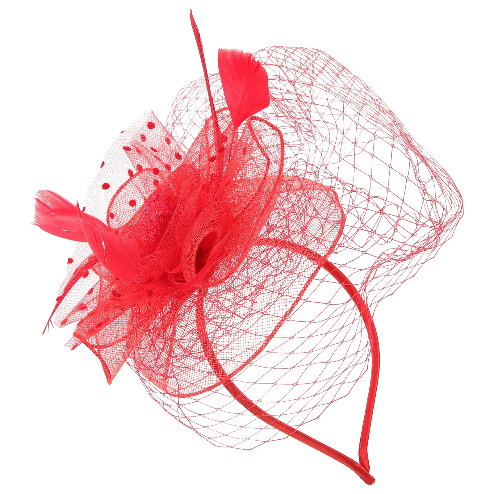 

Fascinator Headband Women Lightweight Elegant Banquet Headdress Bridal Hair Accessories Wedding Tea Party Hat