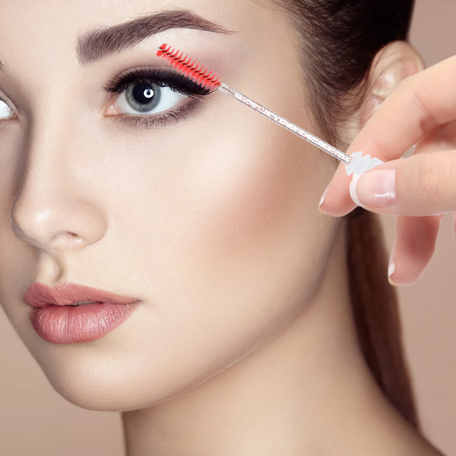 10 pezzi spazzole per ciglia tubi di mascara vuoti con applicatori portatili per crema colorante per sopracciglia linea sottile siero per la crescita del liquido piccolo