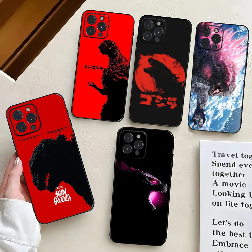 Monster G-GodzillaES Phone Case Silicone Soft For IPhone 16 15 14 13 12 11 X XR Plus Pro Max Plus