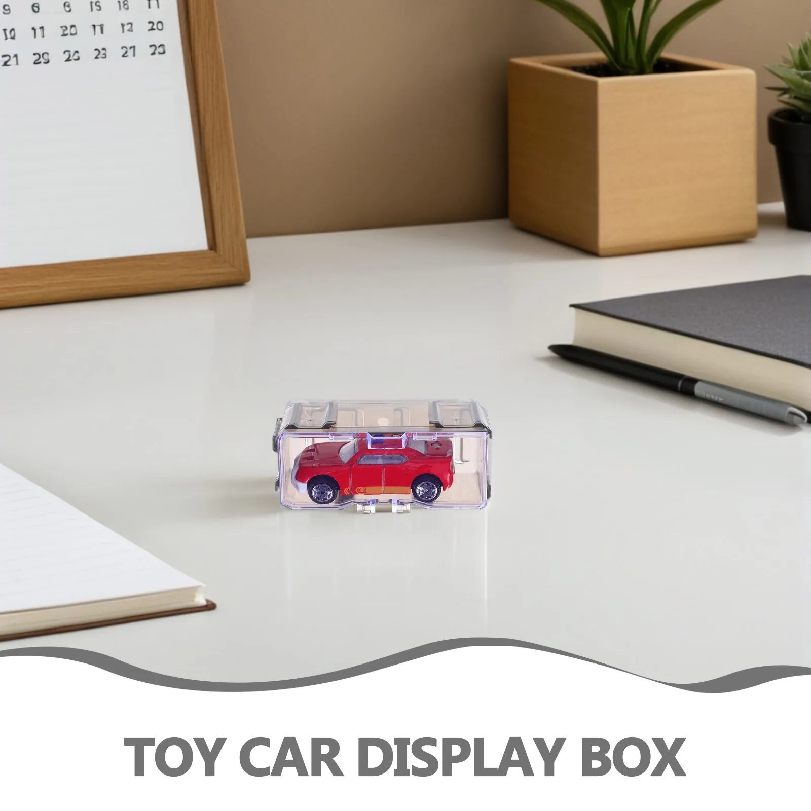 20 шт., компактный дизайн, прозрачный чехол для миниатюрных автомобилей, идеальный органайзер для настольной полки, коллекционный дисплей, дисплей для коллекции автомобилей