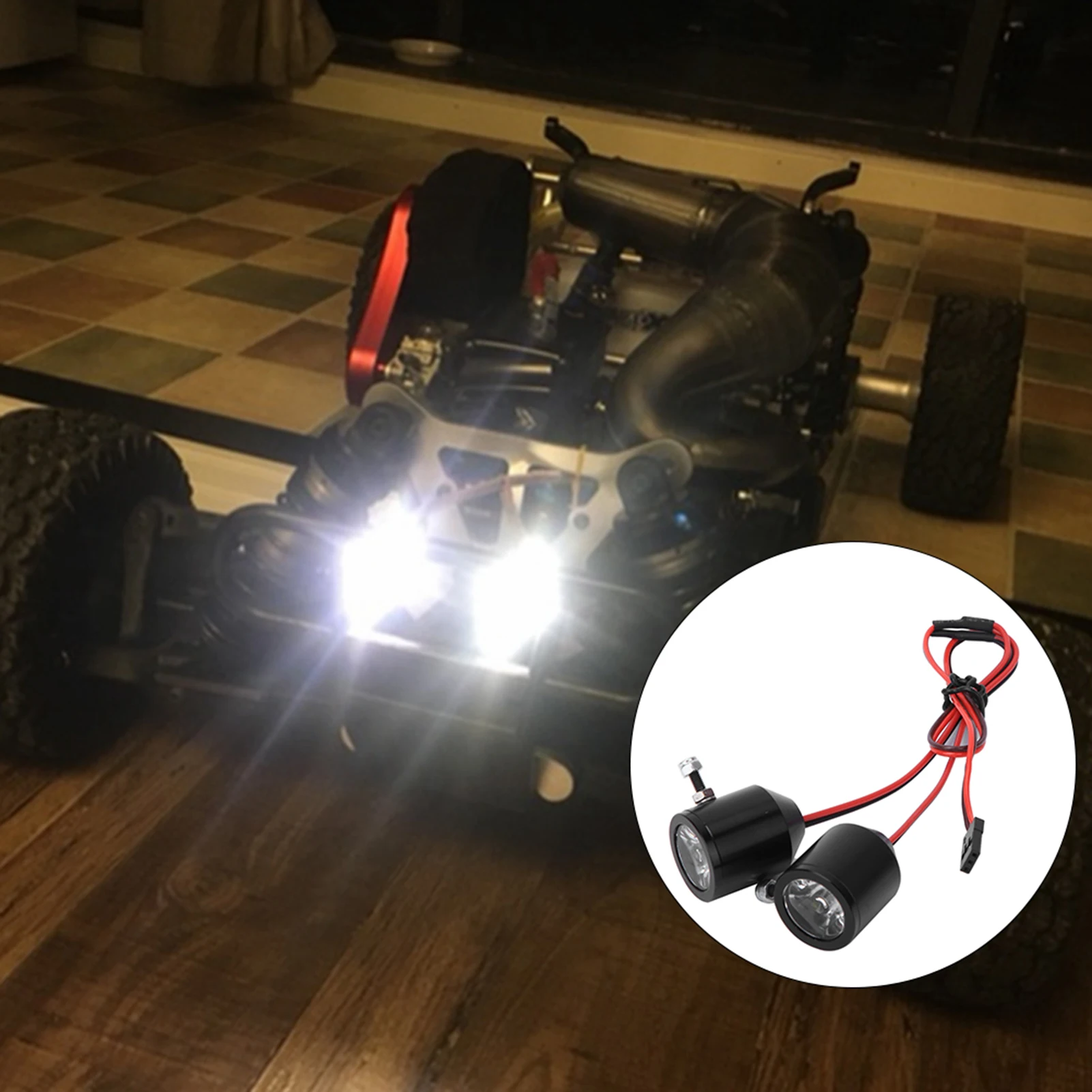 3W RC Searchlight 3W RC Spotlights 3W Spotlights Searchlights Spare Part Replacement Accessory for RC Car Model RC Searchlight