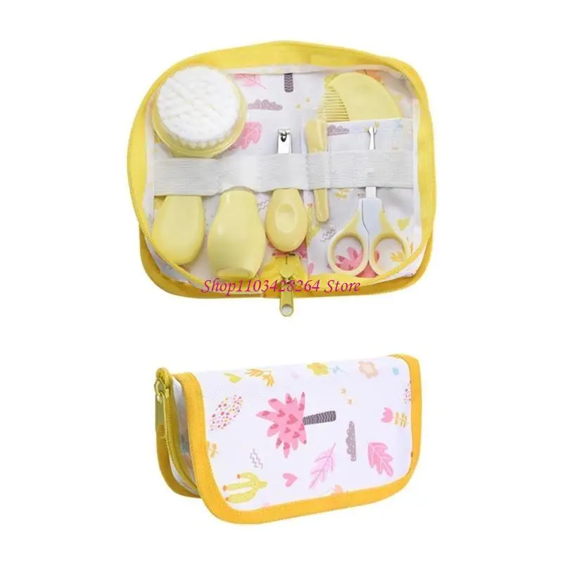  Practical Baby Grooming Bundle Soft & Safe Baby Grooming Tools set Handy Accessories for New Parents & Travel Friendly