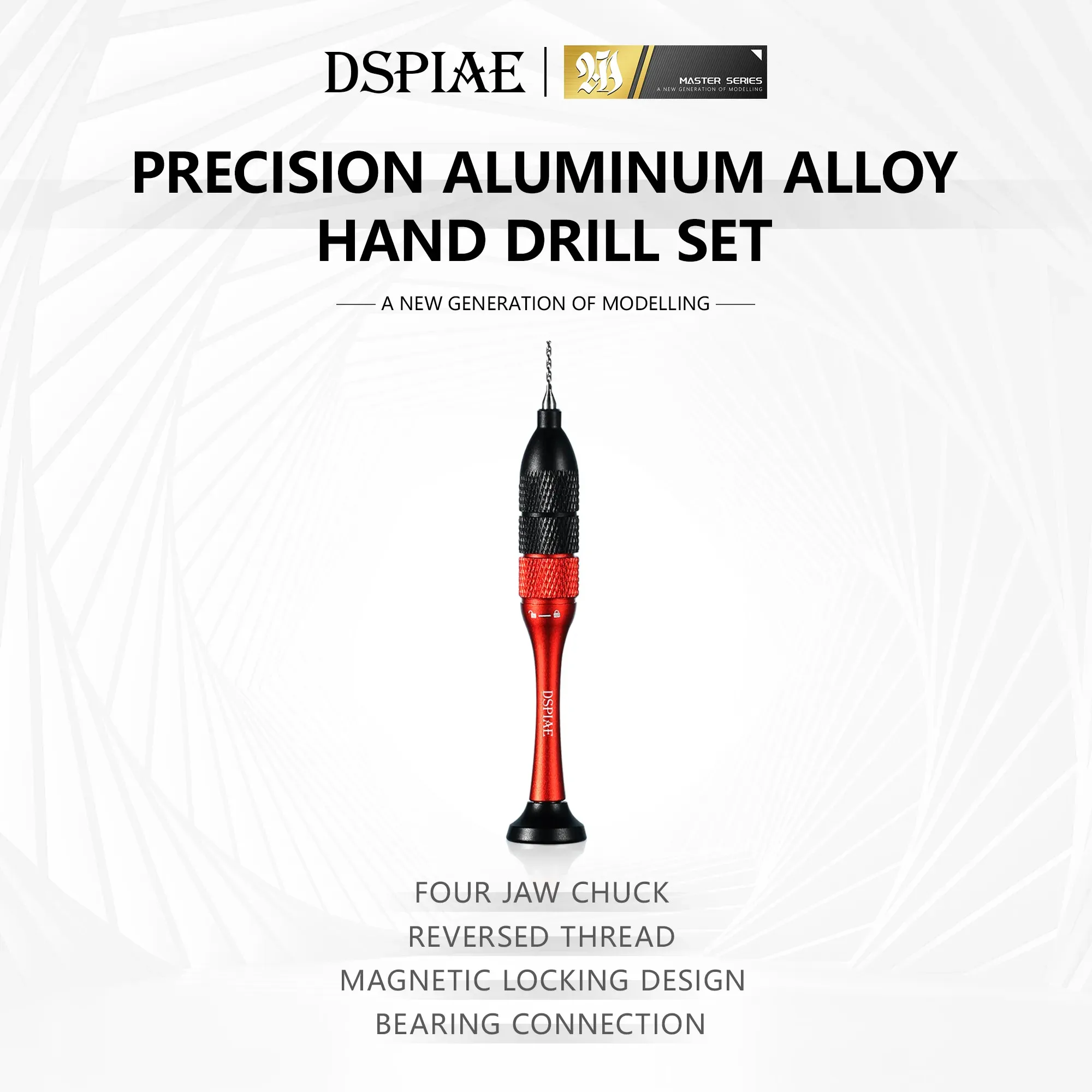 DSPIAE AT-SHD PRECISION ALUMINUM ALLOY HAND DRILL SET