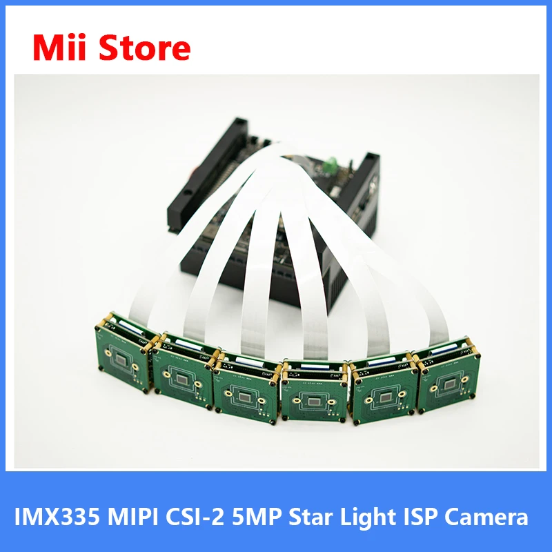 CS-TX2-XAVIER-nCAM-IMX335 for Jetson TX2 Devkit and Xavier, IMX335 MIPI CSI-2 5MP Star Light ISP Camera Module