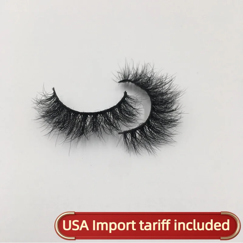 Makeup False Eyelashes Wispy Handmade Crulty Free 12-20mm Strip Lashes Natural Fluffy Mink Lashes Bulk