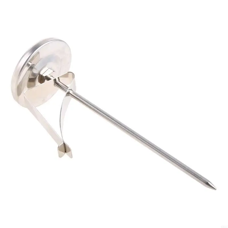 Q81C ميزان الحرارة الفولاذ المقاوم للصدأ فرن الطبخ شواء الحليب الغذاء اللحوم التحقيق قياس 100 درجة مئوية