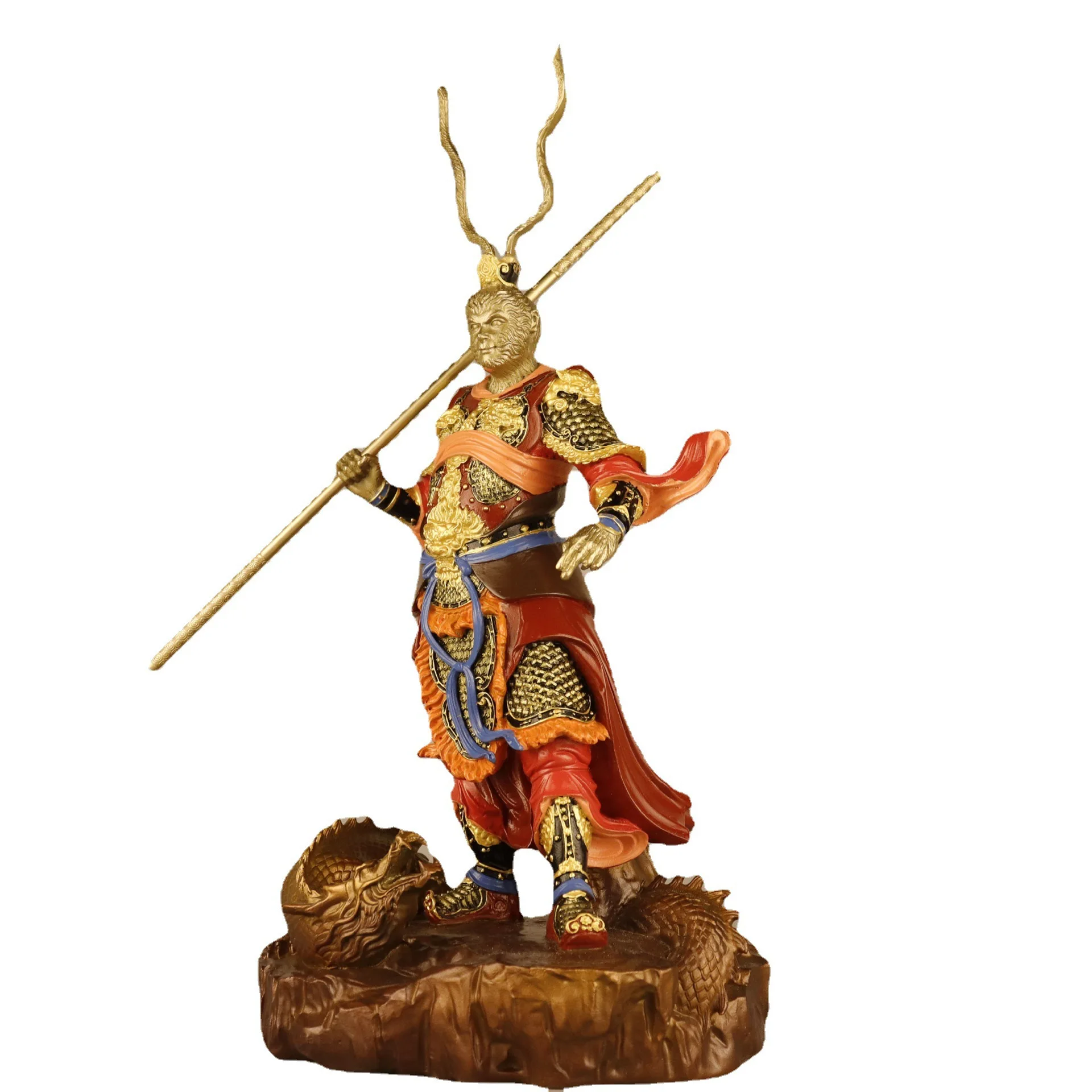 

Color copper burning color, Qitian Great Sage, creative home gift housewarming gift