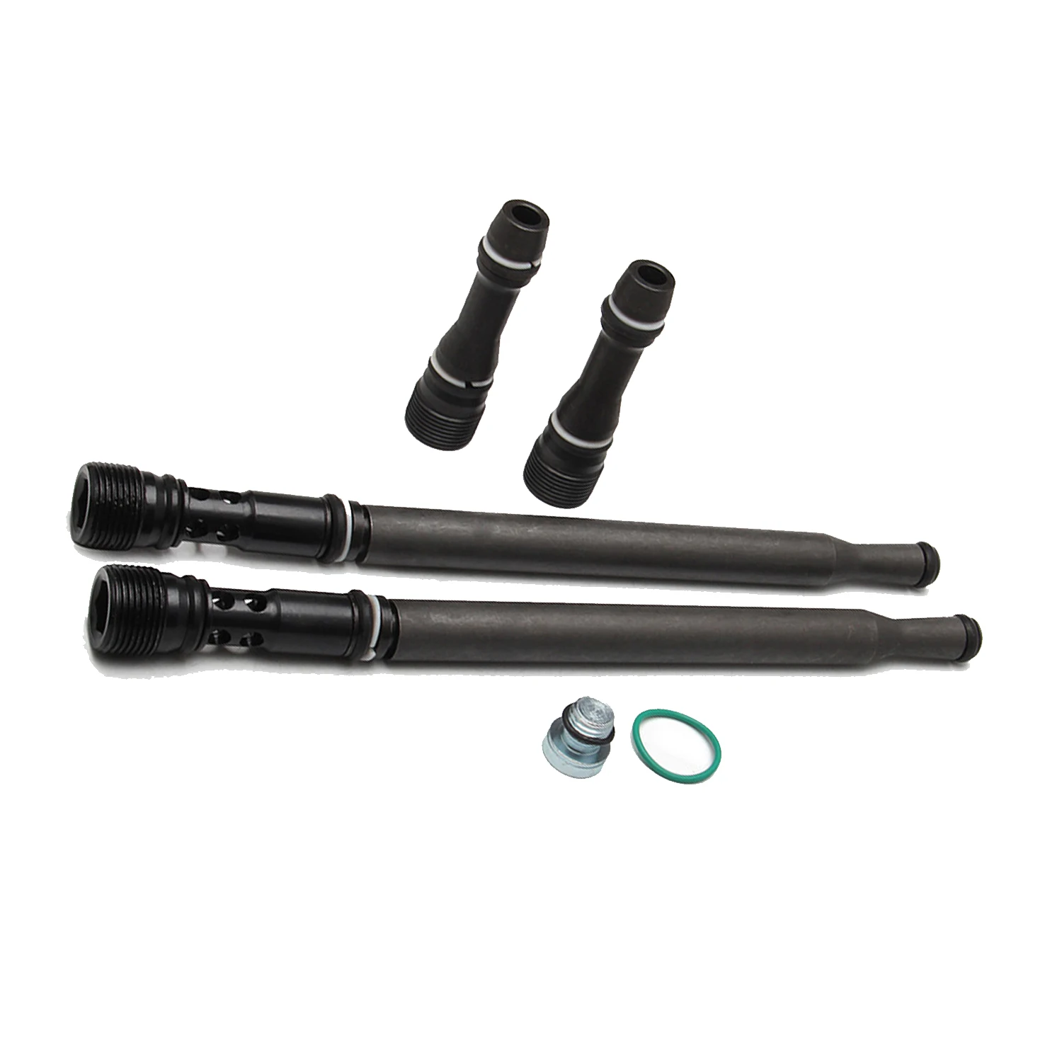 1 conjunto de tubo de suporte de combustível diesel e kit de plugue manequim 6E7Z-9A332-A W302908 3C3Z-9K042-A se encaixa Ford F-250 Super Duty 6.0L-V8 2004-2010   ﻿