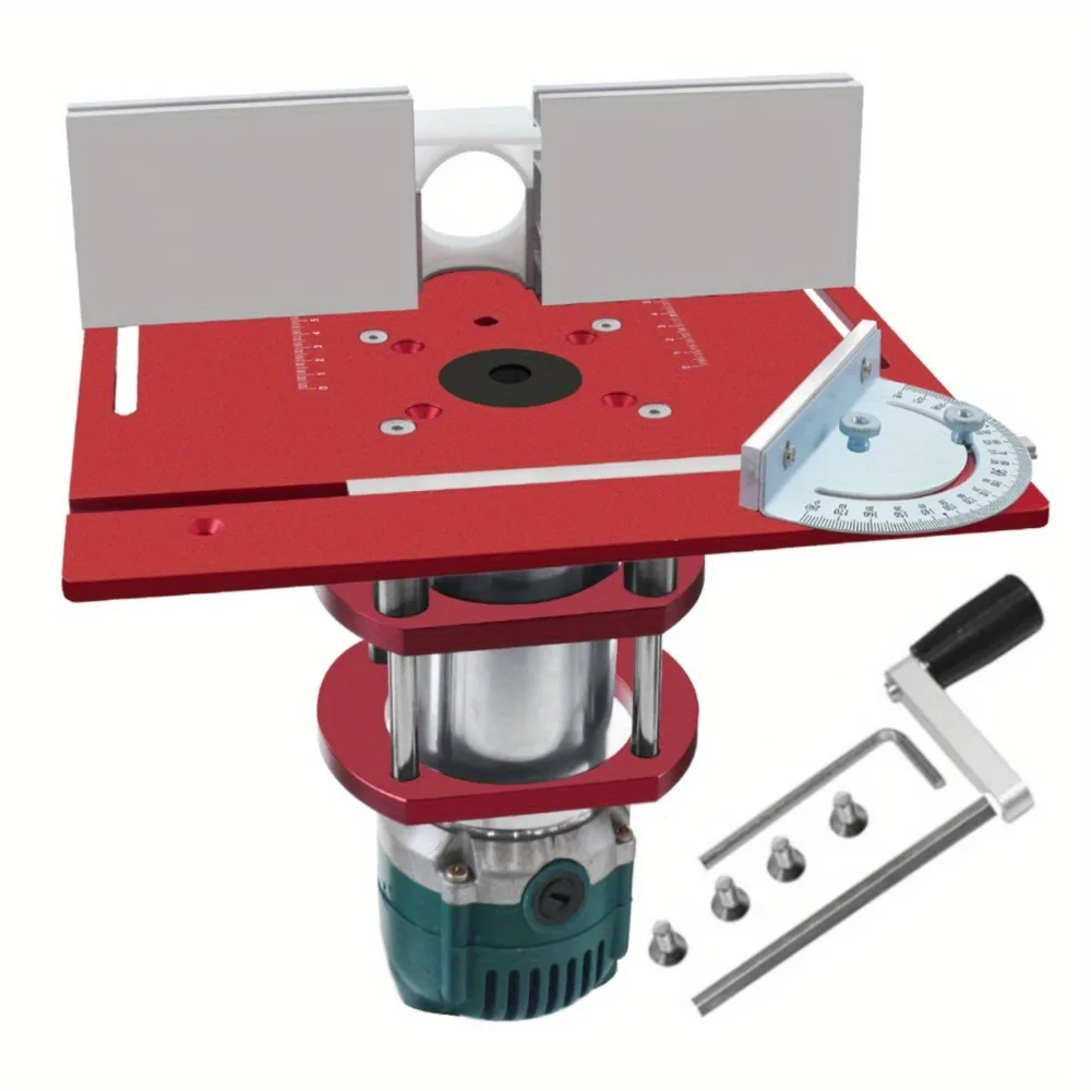 Router Lift and Woodworking Router Table Insert Plate Lift Base Woodworking Engraving Base Tool for Woodworkers