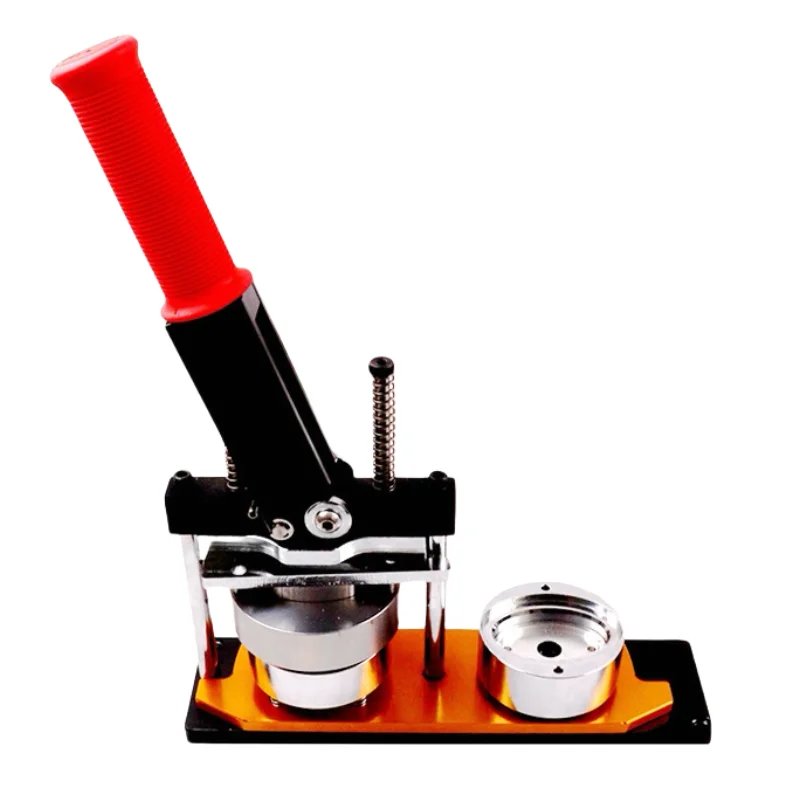 

Hot Sale 67*44mm Small Round Fridge Magnet Badge Machine - Tinplate Metal Soft Magnetic Badge Maker With Materials