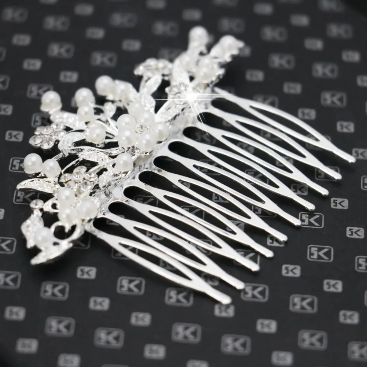 New Bride Hairpin Pearl Hair Comb Fashion Rhinestone Hair Clips Female Crystal Jewelry Women Accessories Valentine's Day Gifts