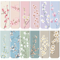 12pcs Magnetic Bookmarks For Women Flower Planner Magnetic Bookmark Assorted Book Magnets Page Markers Clip Magnetic Bookmarks