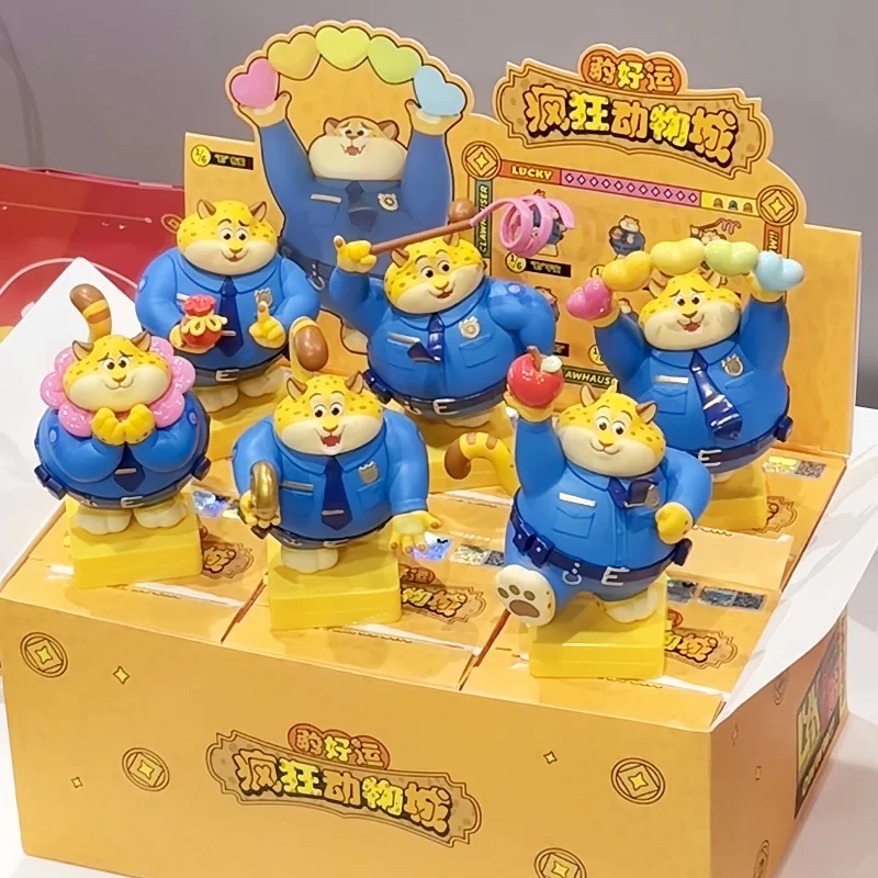 

Genuine Toptoy Disney Zootopia Leopard Good Luck Series Characters Blind Box Doll Cute Decoration Seal Toys Adult Toy Kids Gifts