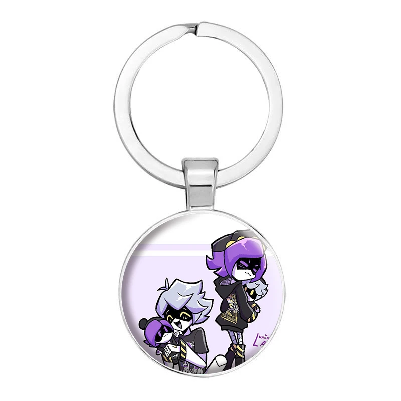 Murder Drones Anime Keychain Uzi x N Creative Cartoon V Fan Art KeyRing Backpack Decor Key Chain Fans Collect Friends Gift