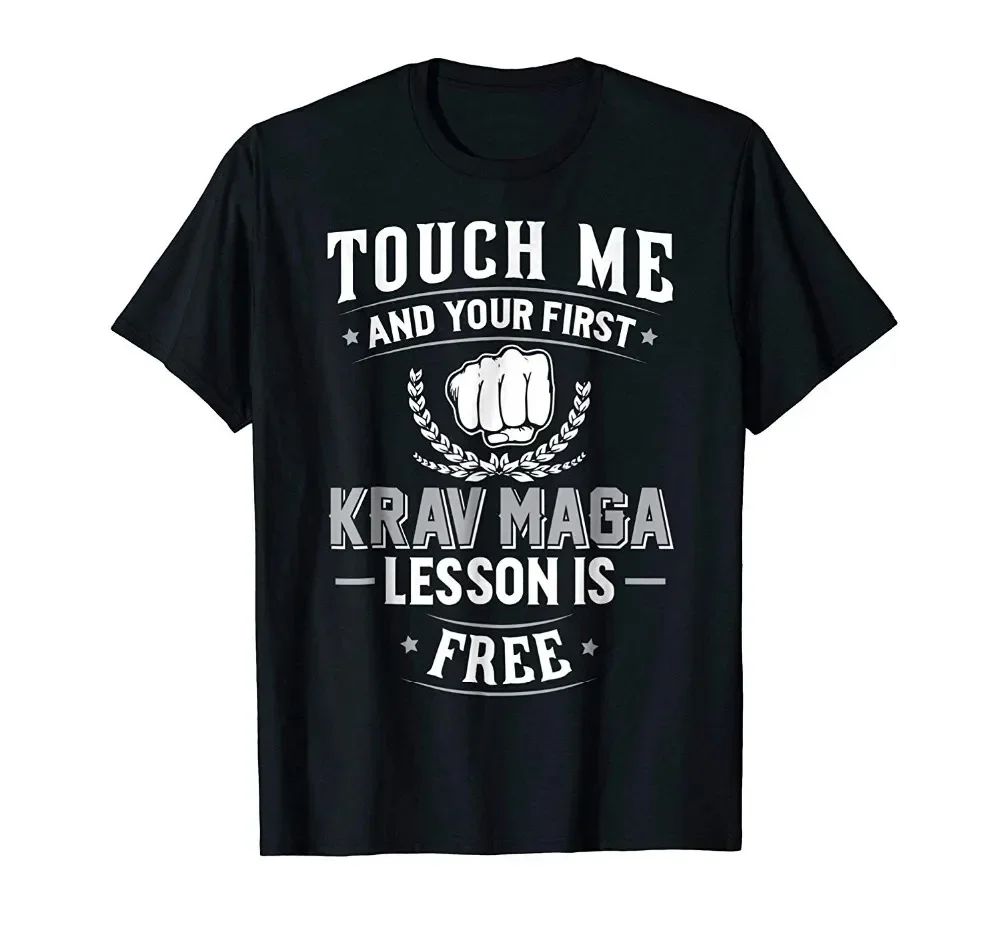 Krav Maga T-Shirt - Your First Lesson Free 2019 Newest Letter Print Short Sleeve T Shirt Men Che Guevara T Shirt