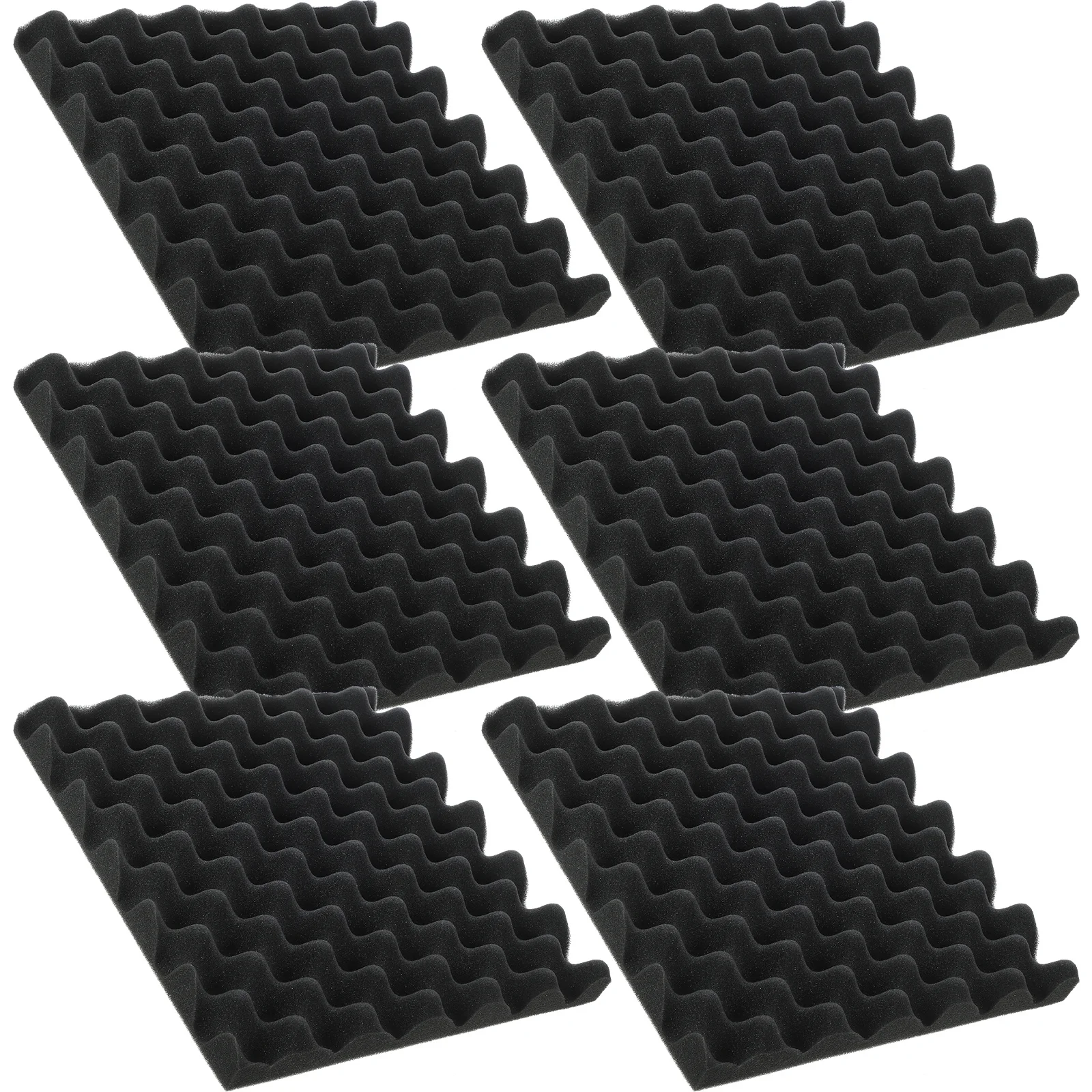 Paneles de espuma de aislamiento acústico autoadhesivos para pared, techo, suelo, insonorización, reducción de ruido, 12 Uds.