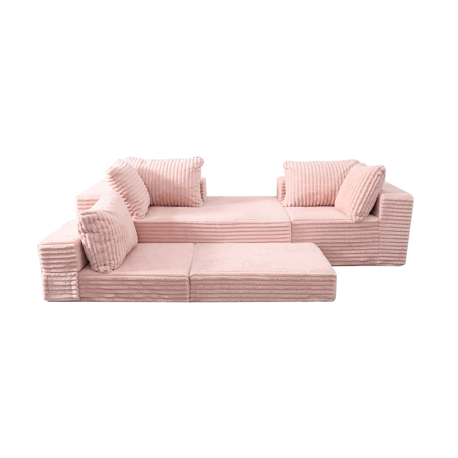 Good Quality Vacuum Compressed Sofa Multi-functional L Shape Folding Sofa Bed for Home Furniture Living Room Sofa