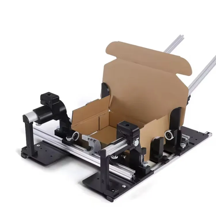Hand-push Mailer Box Folding Jig for Small Warehouse / Labor-saving Cardboard Box Former / Desktop Gift Box Assembly Device