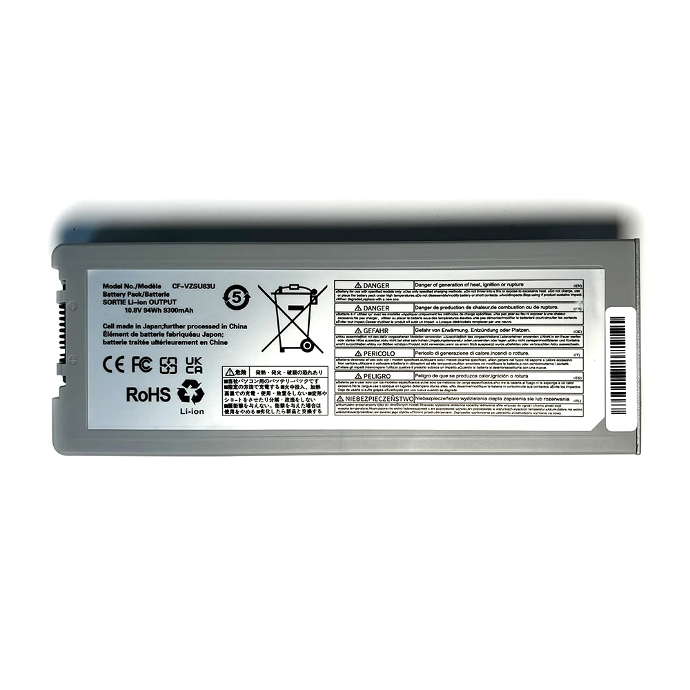 7XINbox CF-VZSU80U CF-VZSU82U CF-VZSU83U 10.8V 70Wh 94wh Laptop Battery For Panasonic Toughbook CF-C2 MK1 Series Tablet PC