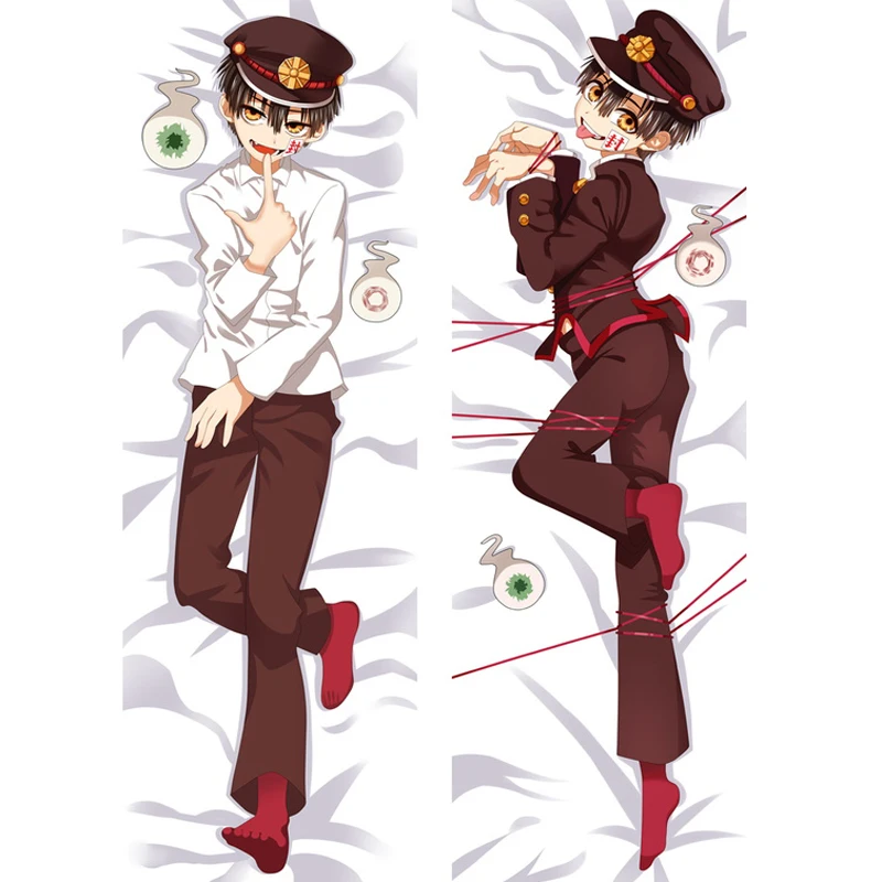 180cm Japanese Anime Dakimakura Hanako-kun Otaku Cushion Cover Peachskin Fullbody Throw Pillow Case Gift